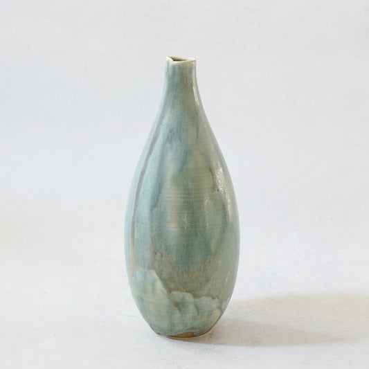 208 Fog Gray Vase