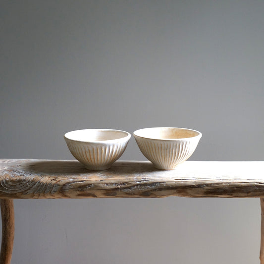 Antique White Rice Bowl — Small