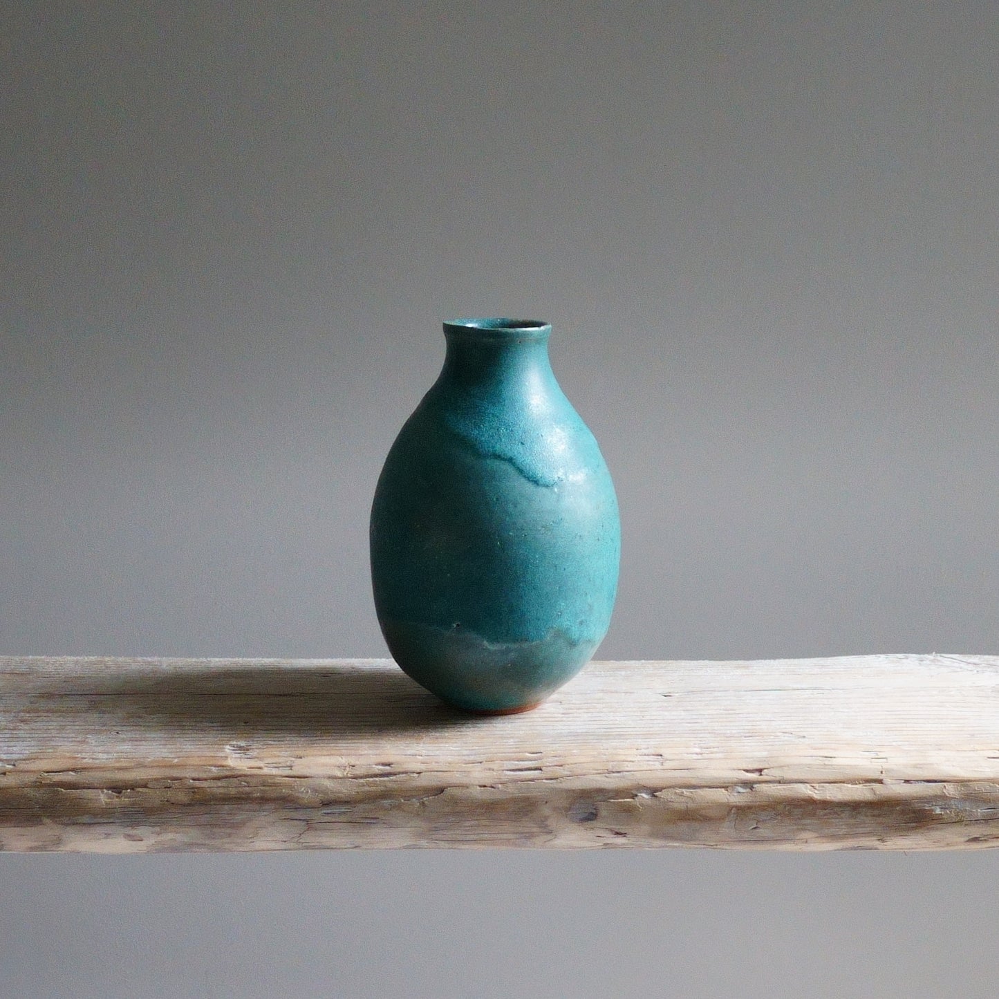Rusty Blue Flower vase