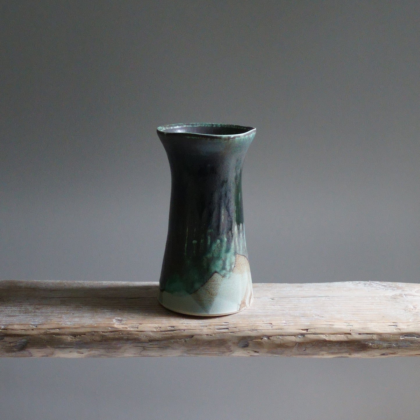 Seed Green Brown Flower Vase