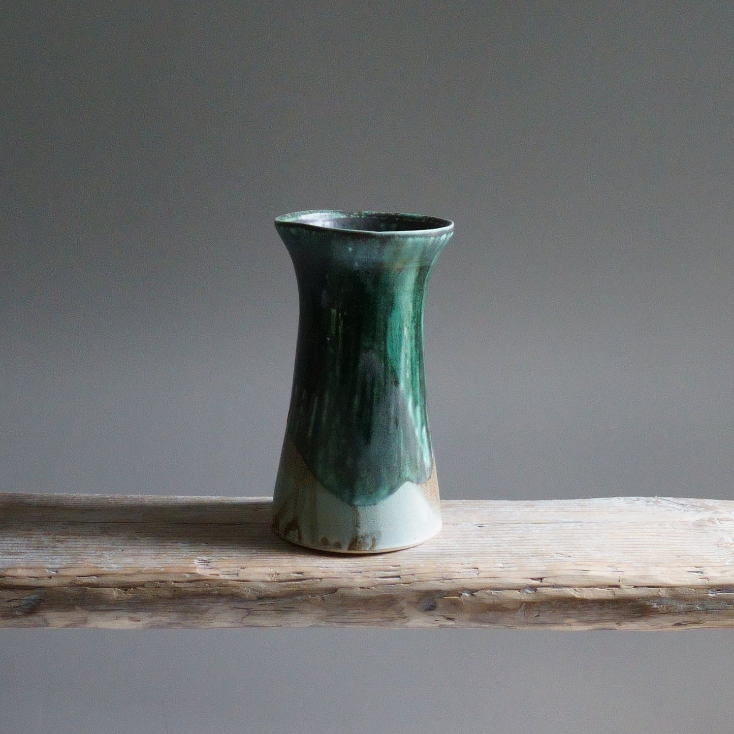 Seed Green Brown Flower Vase