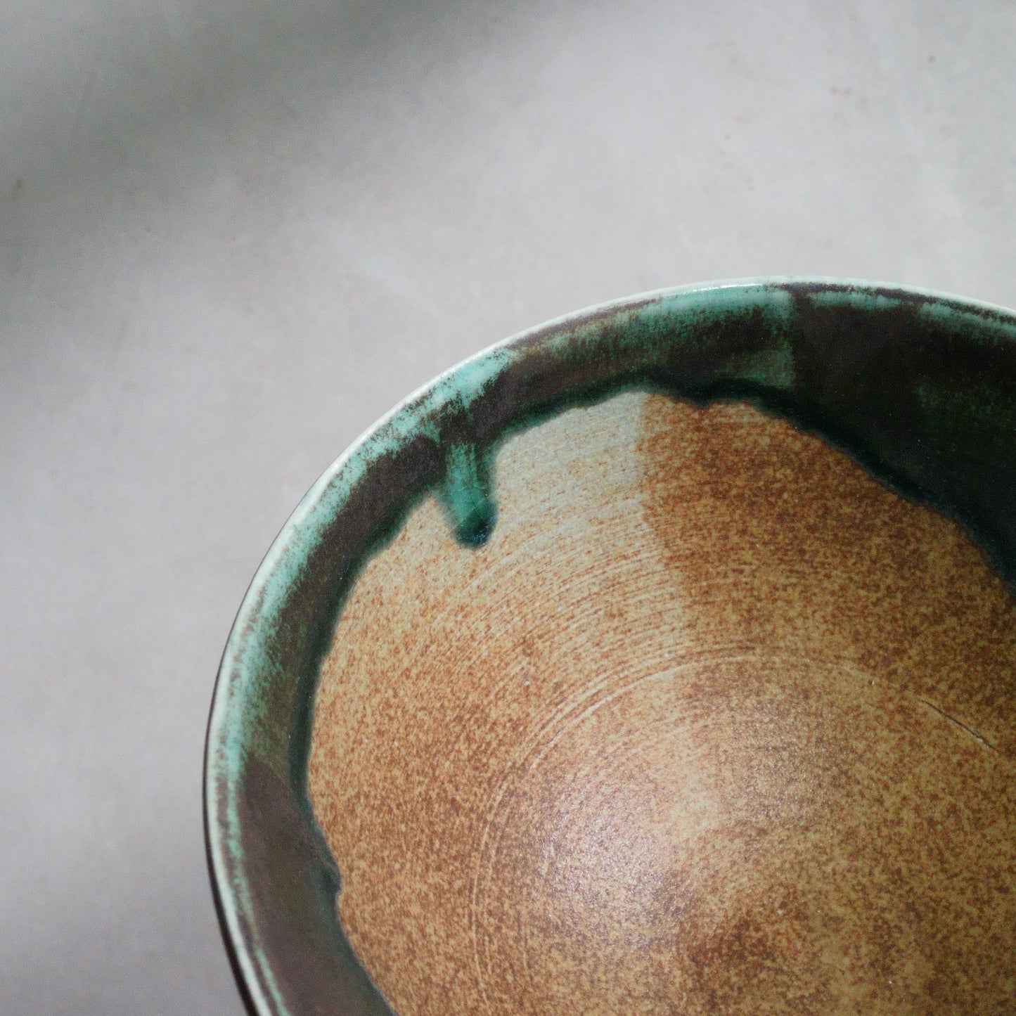 Seed Green Brown Bowl _155mm