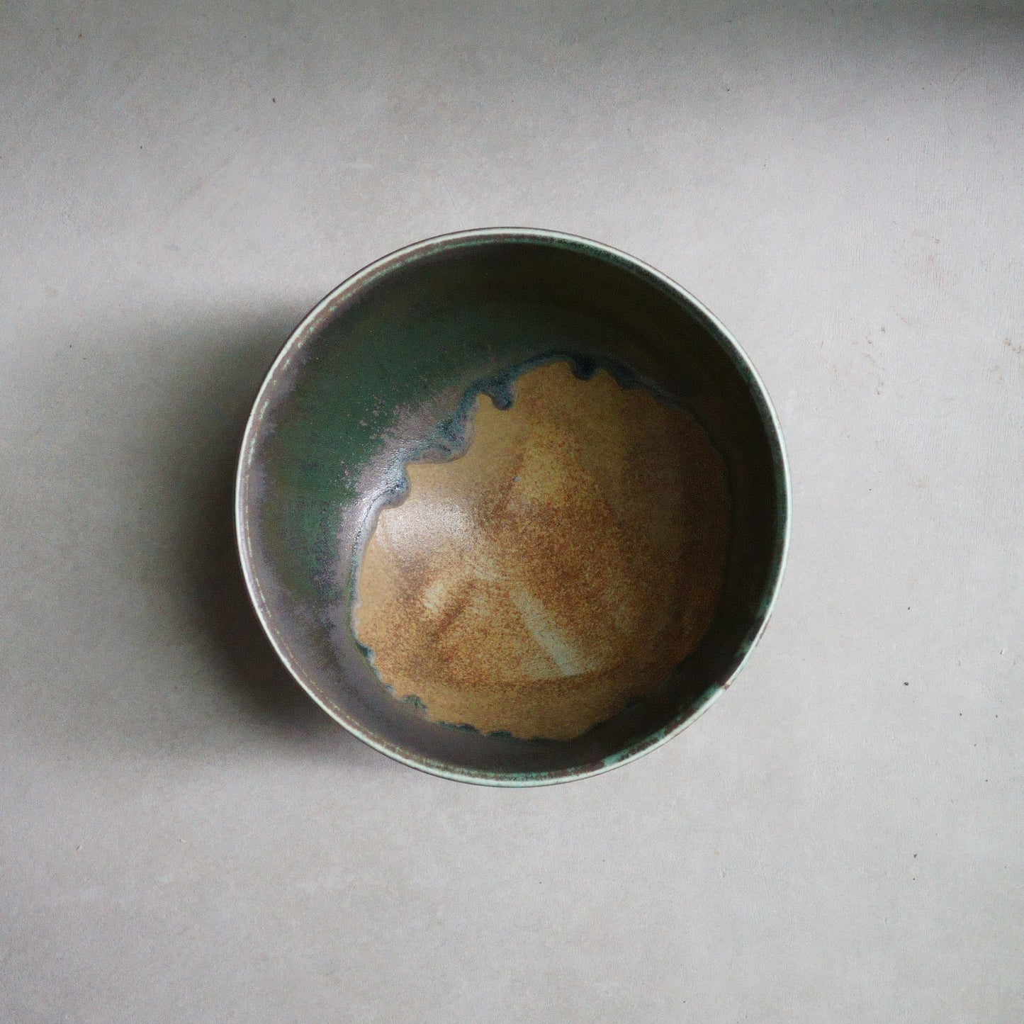 Seed Green Brown Bowl _155mm