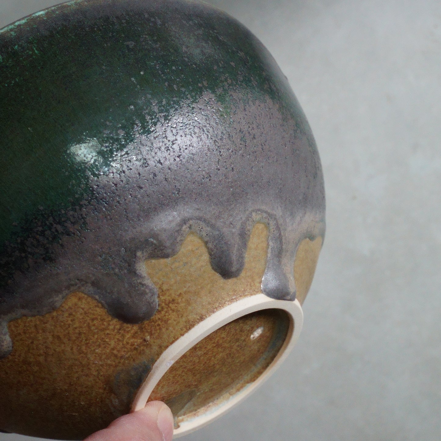 Seed Green Brown Bowl _155mm