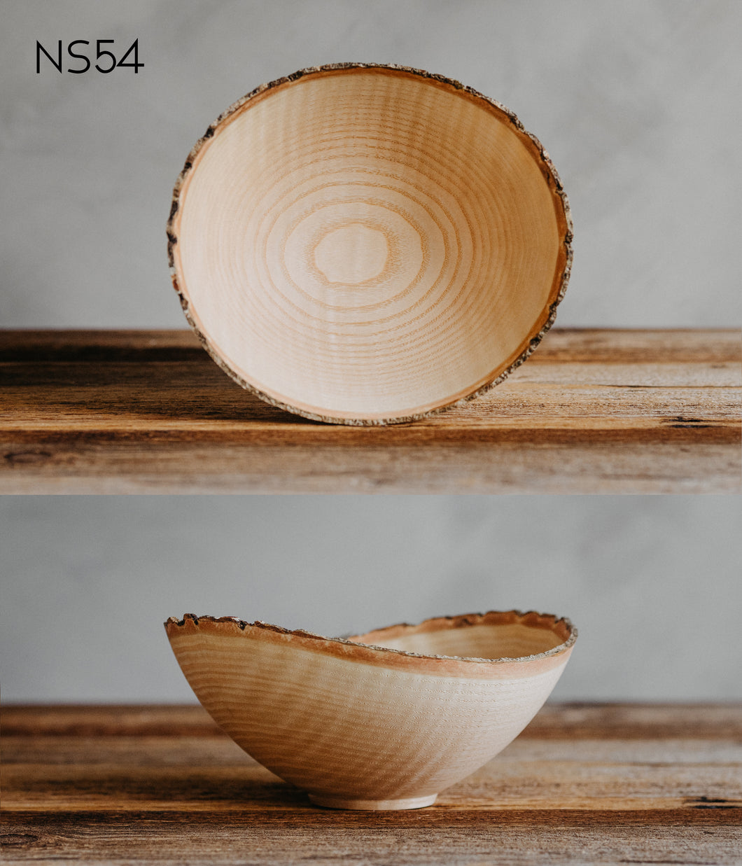 NS54 - Small Live Edge Bowl（Franz Keilhofer GERMANY）