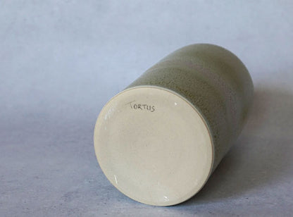 TORTUS Copenhagen (DENMARK) / Eric Landon / Shouldered bottle in forest white glaze (T23)